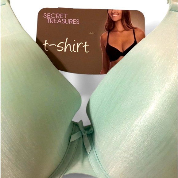 Secret Treasures Smooth T-Shirt Bra 40D 40 D Underwire T Shirt Support Padded - Picture 4 of 4